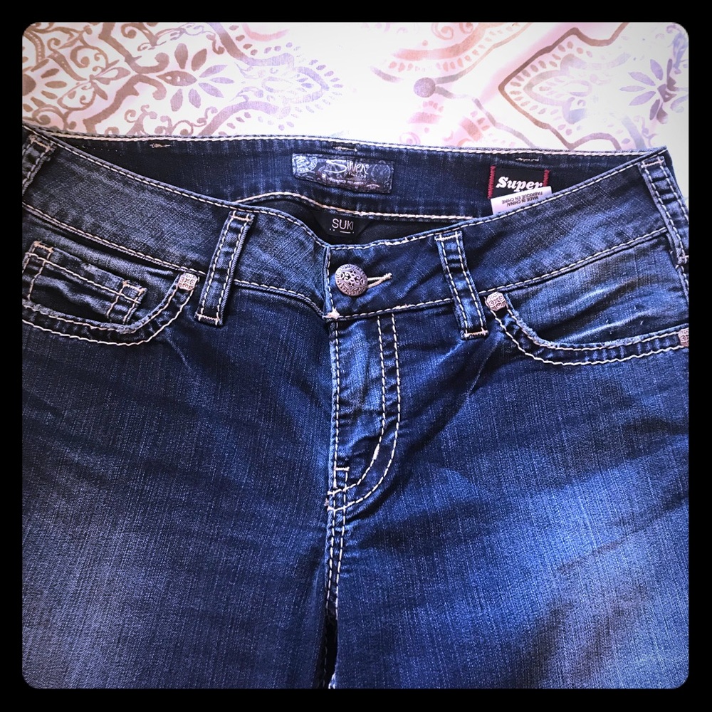 Brand new silver jeans
